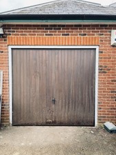 Pair of Wooden Electric Garage