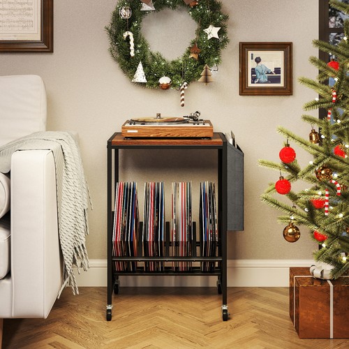 Turntable stand with vinyl - turntable,
