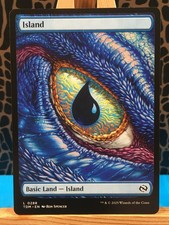 MTG - Island. Tarkir: Dragonstorm. Common - Full Art - Dragon Eye Land. 288.