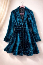 M&S Blue Crushed Velvet