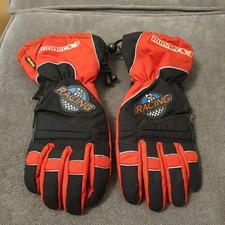 Helsapor-Racing runners -3 made with Kevlar & leather black/red gloves size 10.