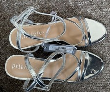 Silver Strappy Smart MSandals