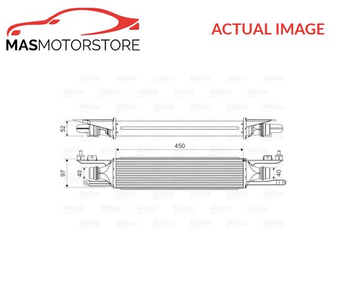 Intercooler radiator valeo - intercooler,