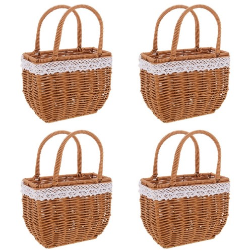 Reusable light brown wicker - reusable,