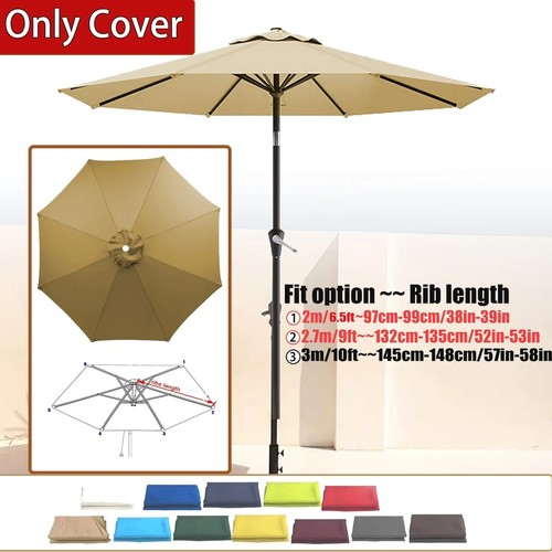 Large parasol umbrella - 2m,