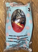 McDonalds Madame Alexander Wendy Doll as Minnie Mouse toy -Rare toy (ref bx 153)