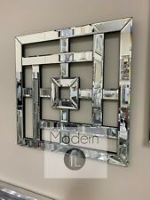 Stunning geometric mirror wall art 40cm x 40cm SLIGHT DEFECT