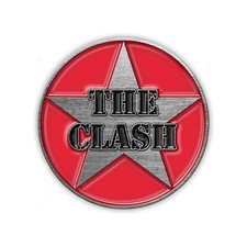 The Clash Star Logo Round