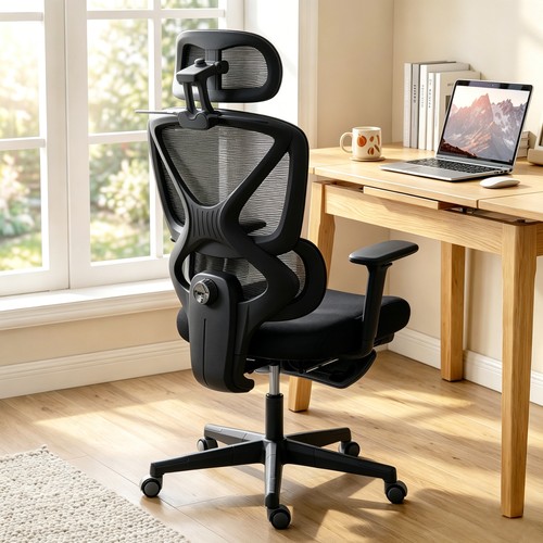 Homcom executive mesh - executive, desk