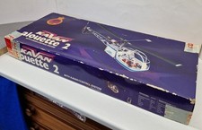 rc scale helicopter Rare Alouette2. Kavan Scale detailed model built in 1976. 