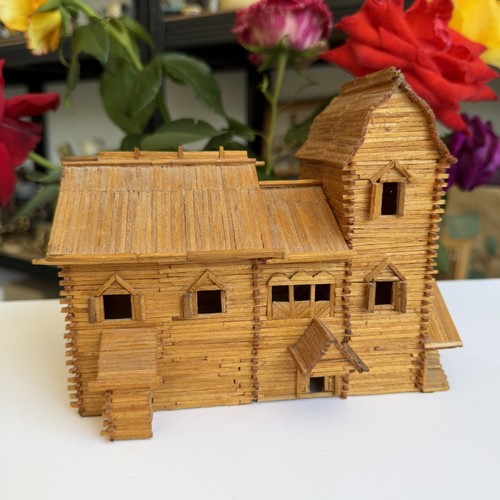 Vintage handmade matchstick - vintage,