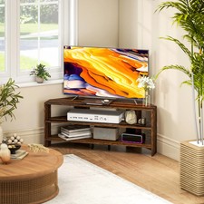HOMCOM Corner TV Stand TV Unit