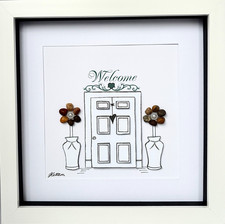 New Home Pebble Art Picture