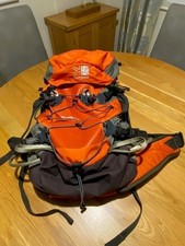 Karrimor Alpiniste 45+10 Rucksack - excellent condition - bright orange