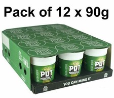 Pot Noodle-Tasty Chicken&Mushroom Flavour Instant Noodle Pots 12x90g-BBD:04/2026