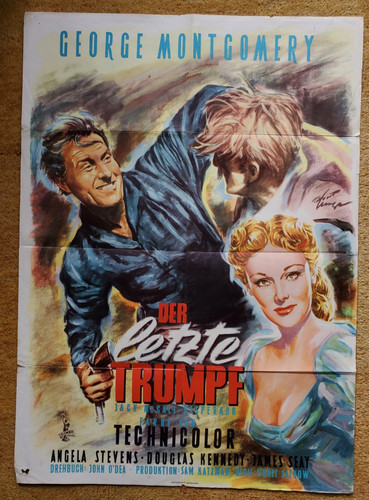 Der letzte trumpf kinoplakat - trumpf, (kinoplakat
