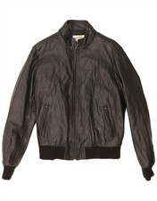 Vintage Mens Bomber Leather