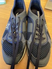 Emporio Armani EA7 UK Size 9 Navy/Dark Blue Sneakers Trainers  X8X027 ХK050