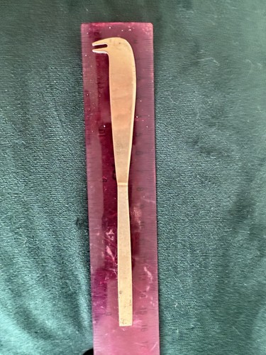 Vintage scanline cheese knife - vintage,