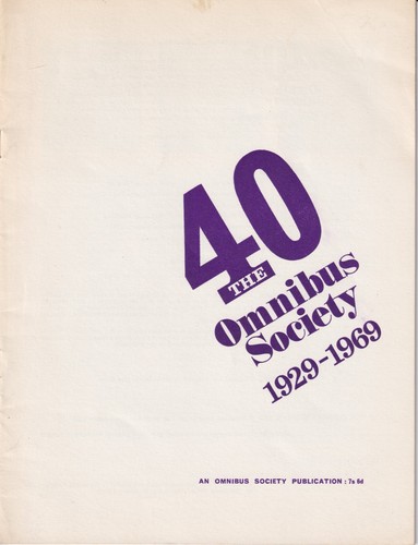 The omnibus society 40 - omnibus,