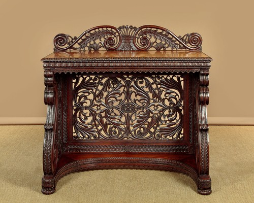 Antique anglo indian carved - antique,