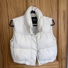 Zara Womens White Cropped