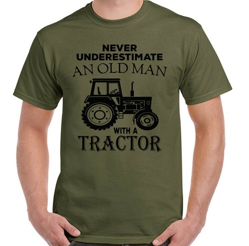 Tractor shirt mens funny - t-shirt,