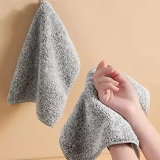 5pcs Bamboo Fiber Face Towels