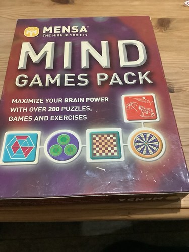 New sealed mensa mind - mind, games