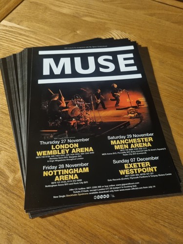 Muse gig flyer - muse, flyer/mini