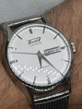 Tissot Heritage Visodate Automatic Day/Date White Dial Milanese Steel Strap