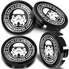 65mm Wheel Center Hub Caps Compatible with VW (Ref 3B7 601 171) Black CV 52