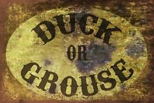 Low Ceiling Humorous warning Duck or Grouse Vintage Retro style sign plaque, pub