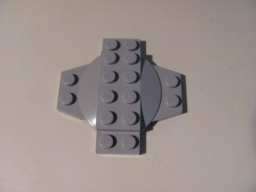 Lego plate cross with - :, dome