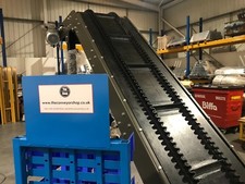 Log Conveyor 300mm wide x 5m long 1.5kw motor on legs