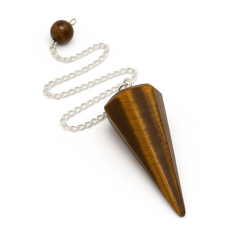 Tigers eye pendulum dowser - eye,