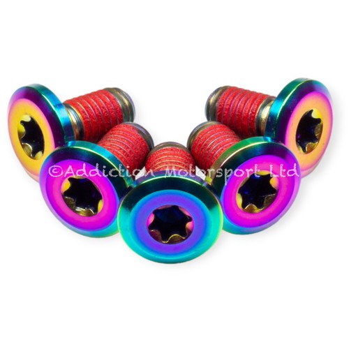 Rainbow titanium rear - titanium, disc