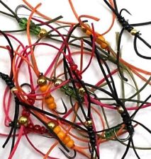Fly fishing Trout Flies Assorted APPS NYMPH BARBED/BARBLESS G.HEAD Various Qty