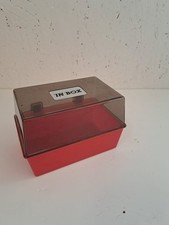 Floppy disk storage/box, red