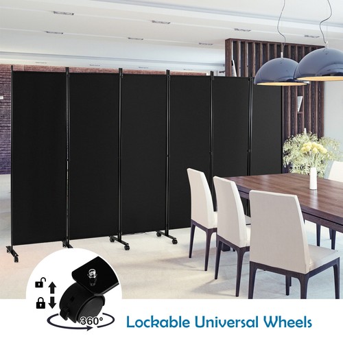 Panel folding room divider - 6-panel,
