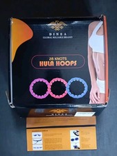 Dinea Smart Weighted Hula Hoop for Adults-Kids 52 Inches (28) Knots 360 Degree