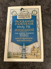 1923 FA Cup Final programme