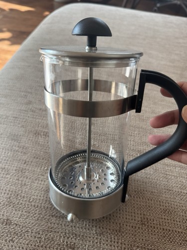 Stainless steel french press - stainless,