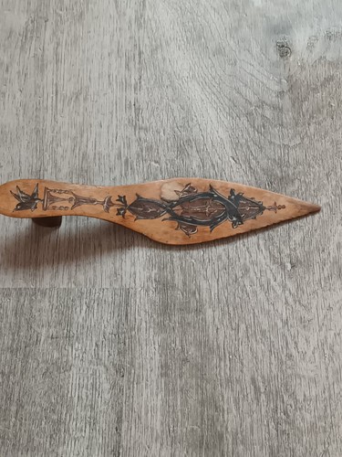 Vintage antique wooden letter - vintage.antique,