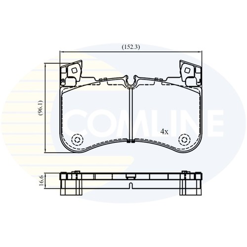 Brake pads set - pads,