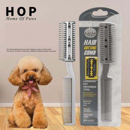 Pet hair trimmer comb sided - pet,