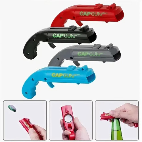 Creative cap gun bottle opener - creative,