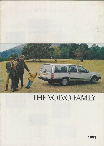 Volvo range 1990 market - volvo, 1990-91