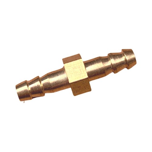 Brass straight hose joiner - brass,