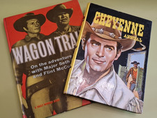 Vintage Books / Annual / Wild West / Cheyenne / Wagon Train / Story / Retro